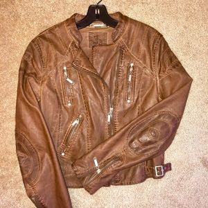 Faux Leather Jacket